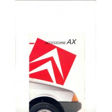 AX Brochure, Assesoires, 1987